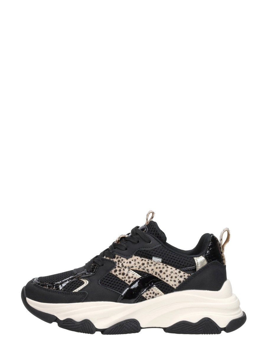 Sub55 - Sneakers Laag – zwart