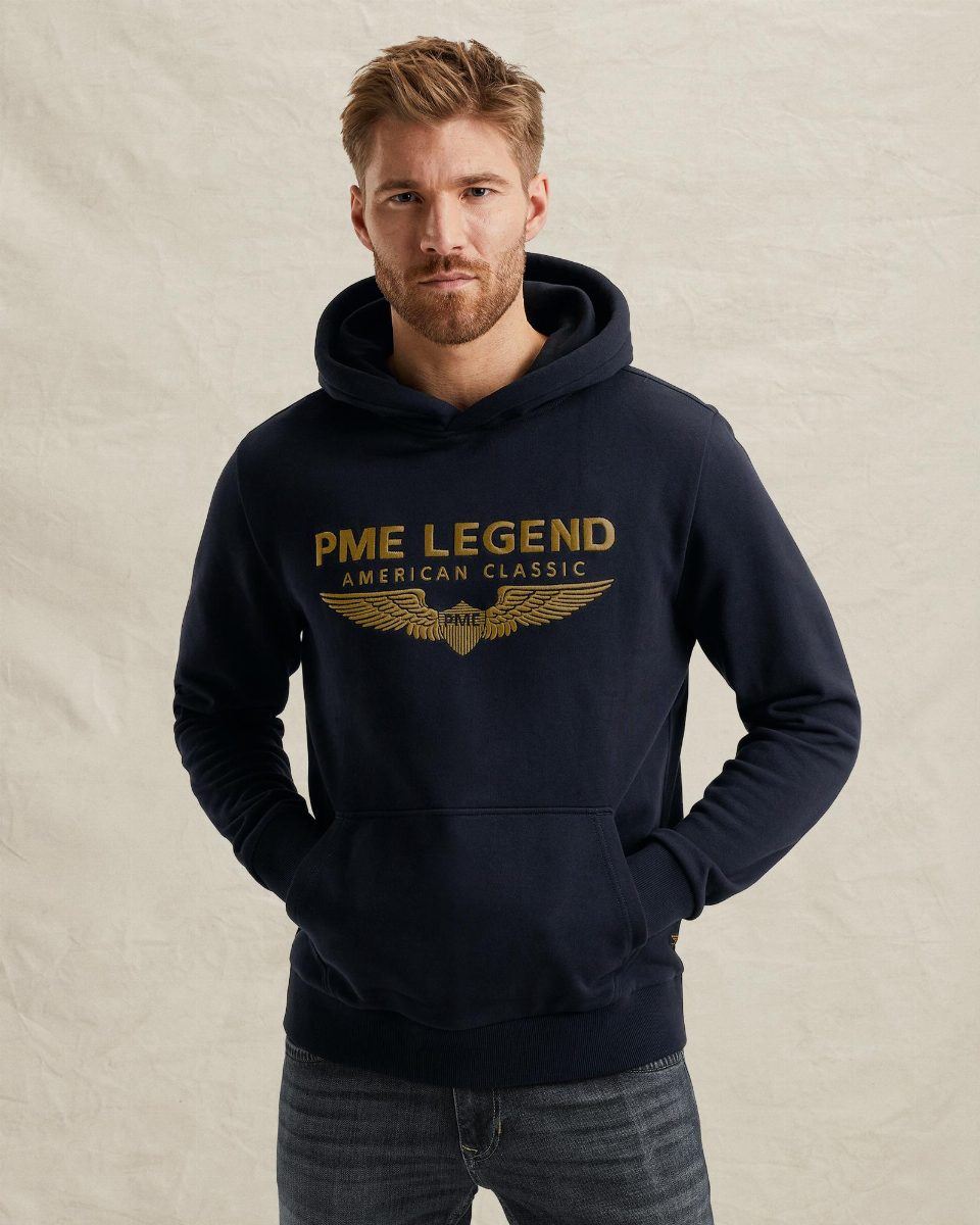 Hoodie met logo – salute