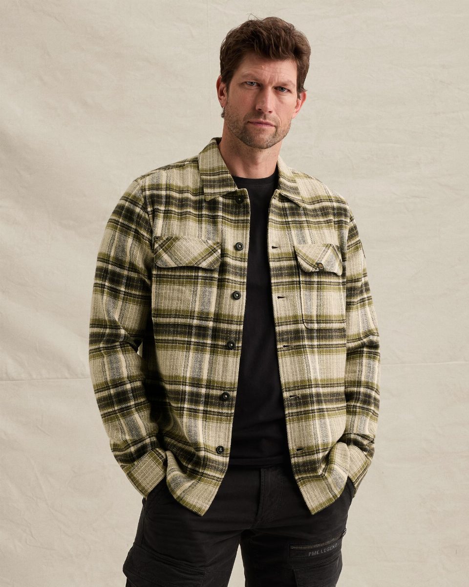 Overshirt met lumberjack ruitpatroon