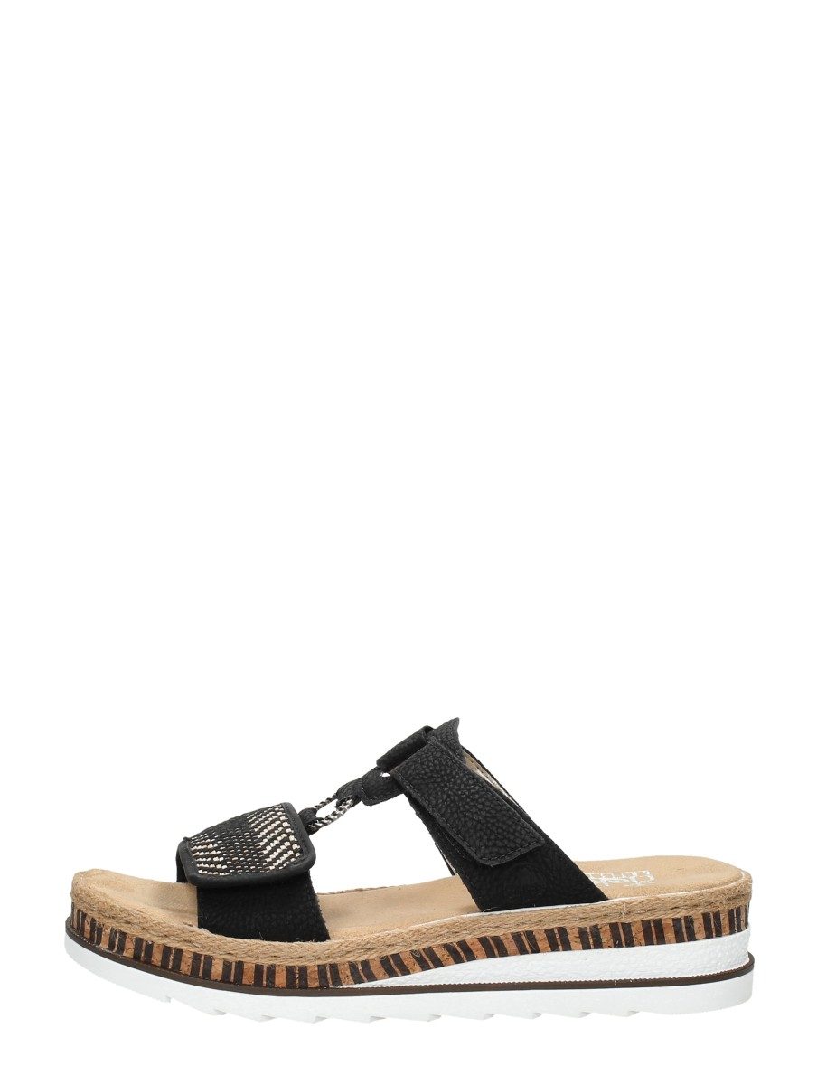 Rieker - Open Teen – zwart