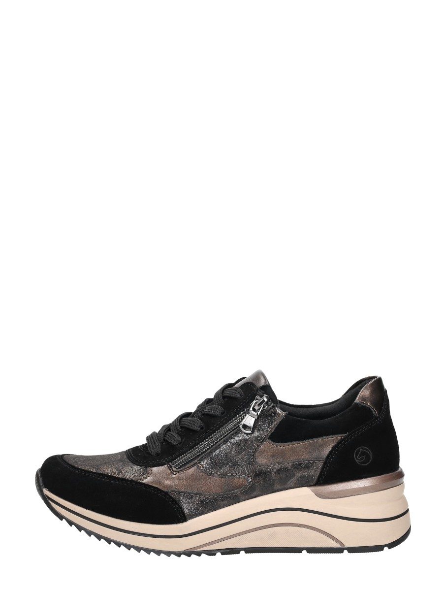 Remonte - Veterschoenen Laag – zwart