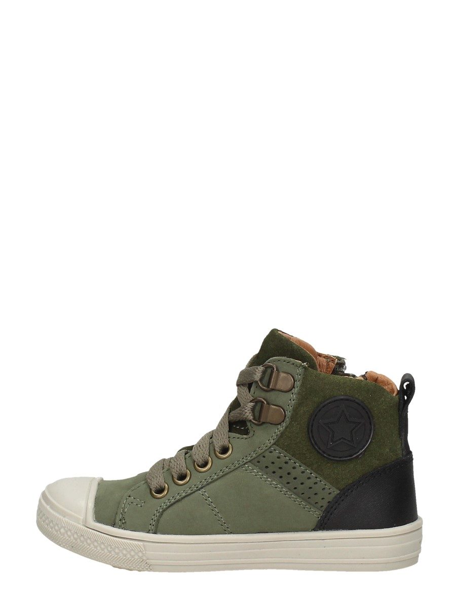 Keq - Veterschoenen Hoog – groen