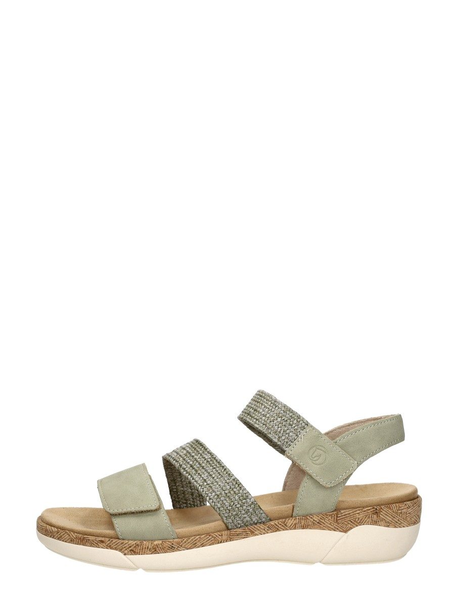 Remonte - Sandalen Plat – groen