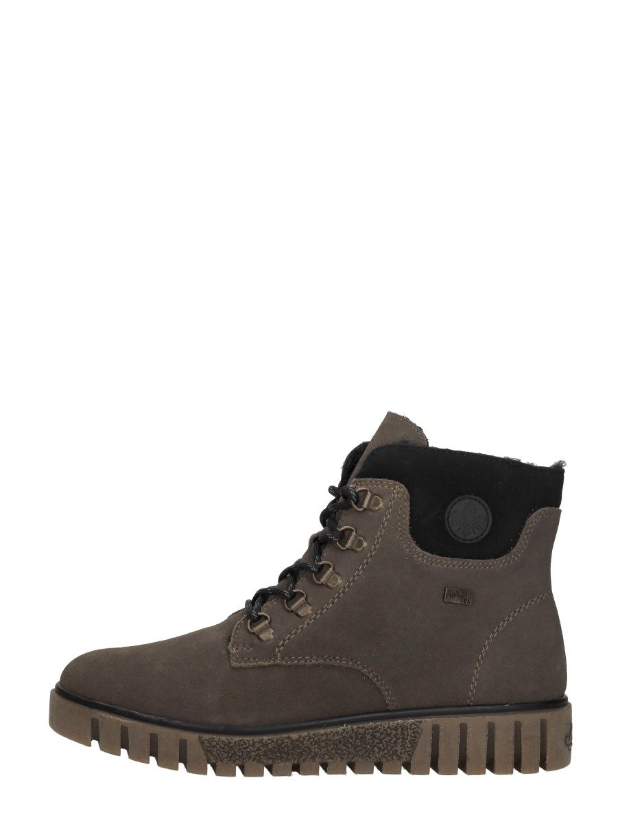 Rieker - Veterschoenen Hoog – taupe