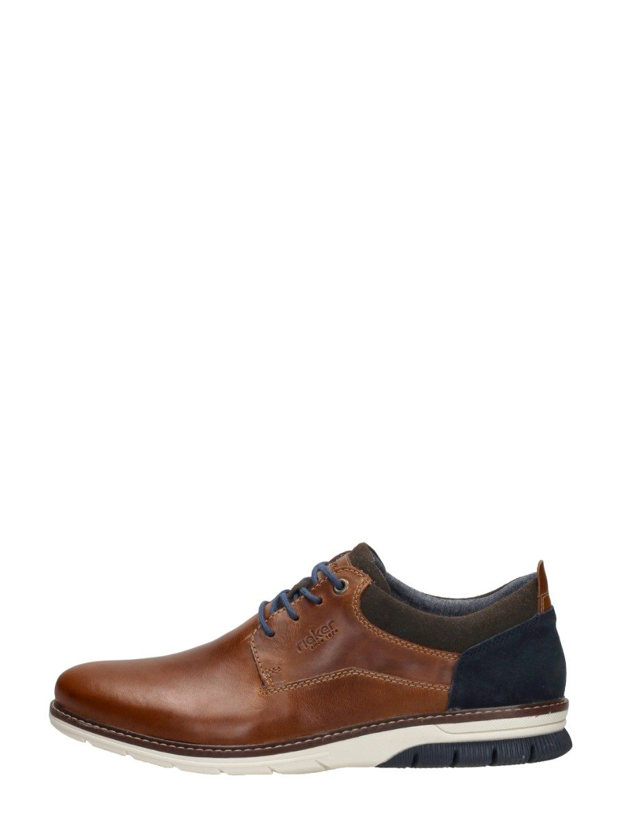 Rieker - Veterschoenen Laag – cognac – foto 1 van 4