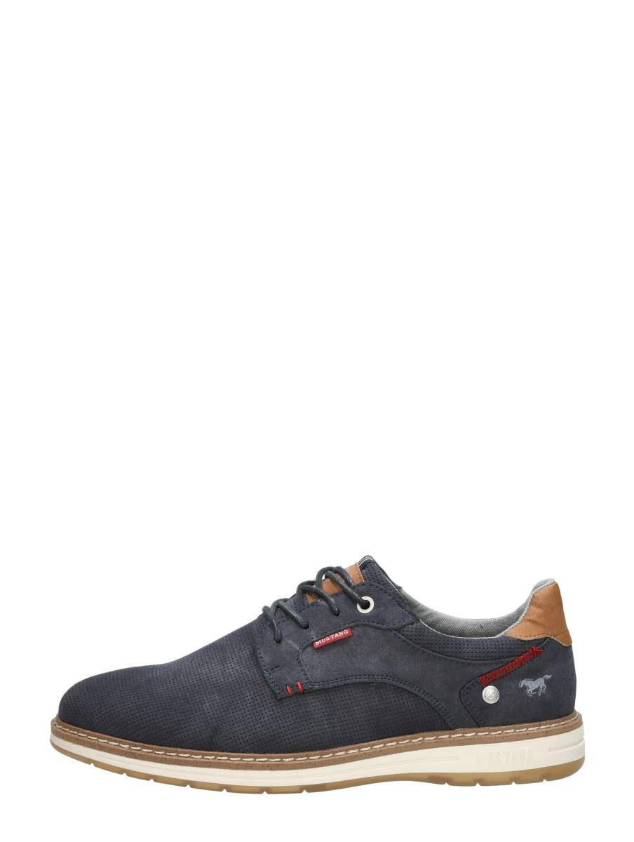 Mustang - Veterschoenen Laag – blauw