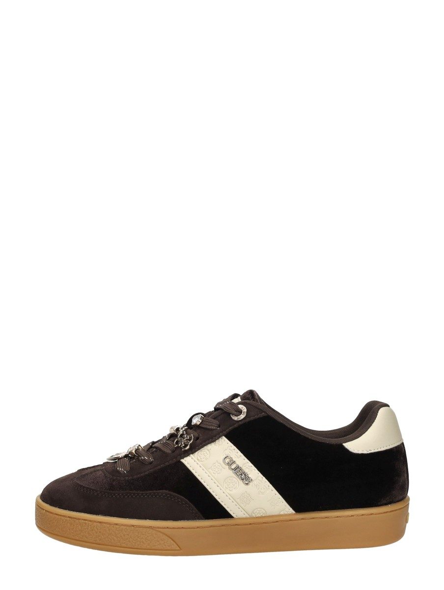Guess - Sneakers Laag – donkerbruin